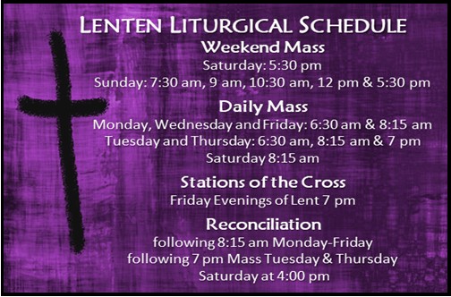 Lent Mass 2025